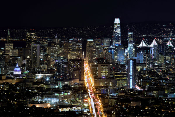 Night Scene over SF