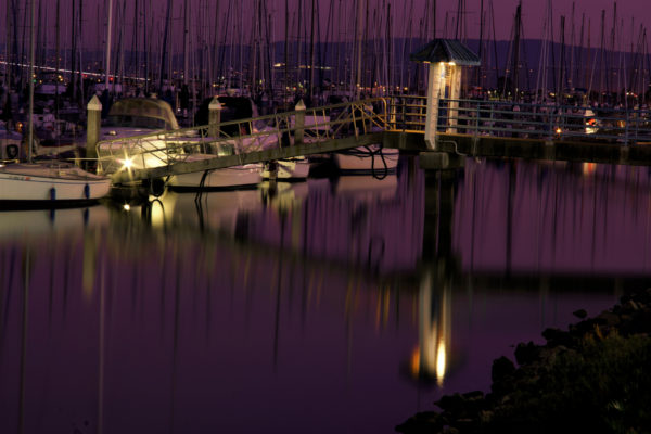 Night Glow at the Marina