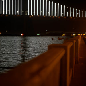 Below the Bay Bridge